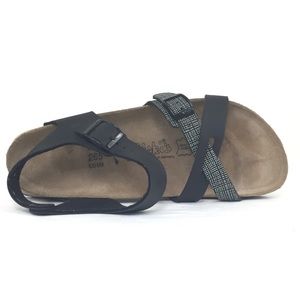 Birkenstock Birkis Black Lillie Crossover Sandals